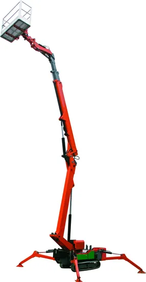 Aerial Work Platform High Efficiency Dual Mast Aerial Work Platform Genie One Man Lift