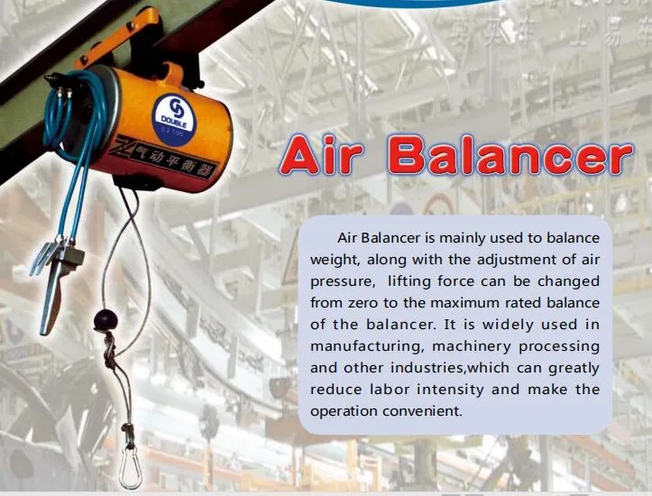 Pneumatic Air Balance Hoist Air Balance Hoist for Small Work Space 16ton
