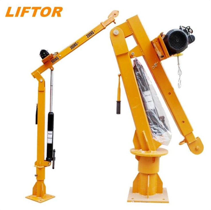 Liftor 500/1000kg 2000lbs Japan Hydraulic Mobile Electric Mini Pickup Jib RC Portable Truck Mounted Crane Timber Crawler Spider Crane Ztc250V531 Price for Sale