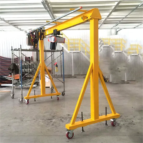Factory Price Electric Hoist 1 3 5 10 Ton Mobile Portable Gantry Crane 