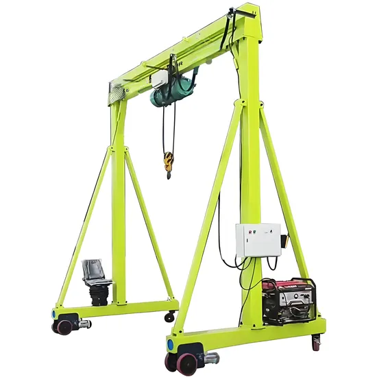 High Adaptability Simple Structure Gantry Crane for Outdoor Operations 