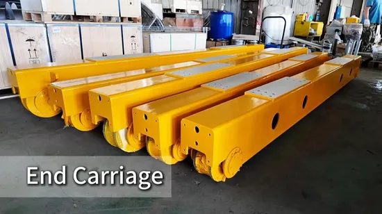 Suspended European Electric Driving End Carriage End Beam of Eot Crane 