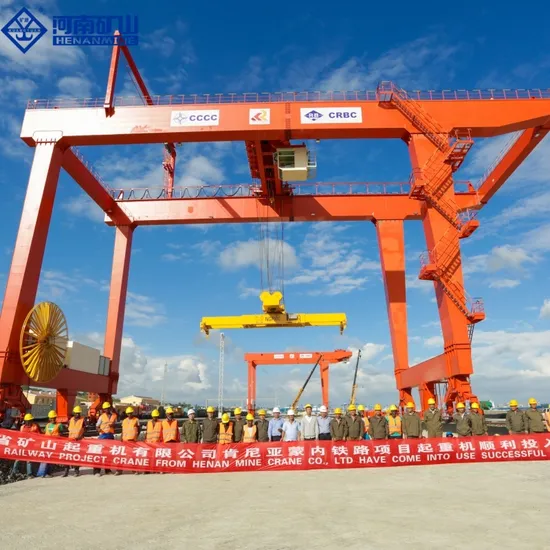 Widely Used U 50t 60t 65t Double Girder Port Gantry Crane 