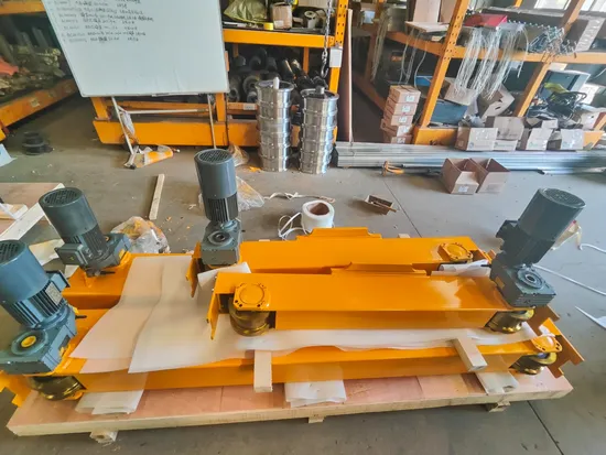 Motor Reducer Driving 10t 12t Overhead Crane End Carriage Beam 