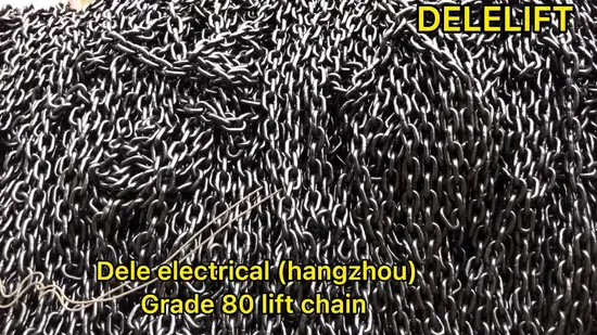 8mm Black Hoist Lifting Chain 