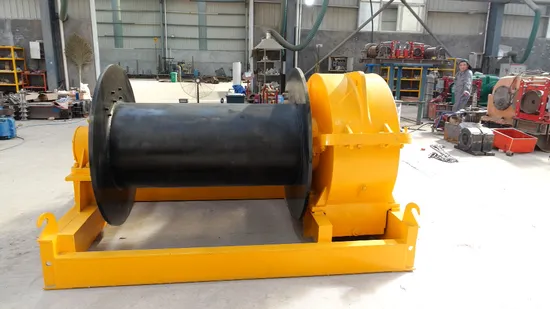 Elecric Mine Shaft Lifting Winch with Single Drum Brake System 