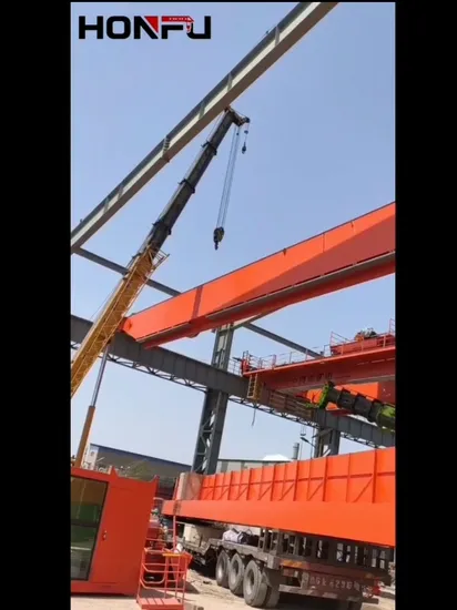 Hot Sale 3 Ton 5 Ton 8 Ton 10 Ton 20 Ton Mobile Lifting Equipment Electric Wire Rope Chain Hoist Single Girder Beam Overhead Bridge Crane Price for Sale 