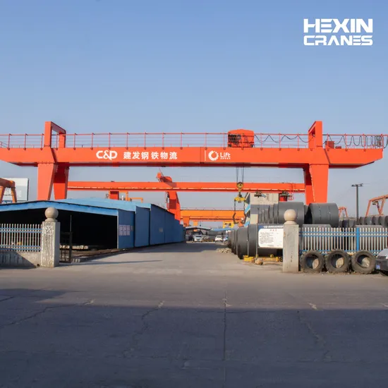 Steel Mills 30t Double Girder Gantry Crane with Winch to Uzbekistan 