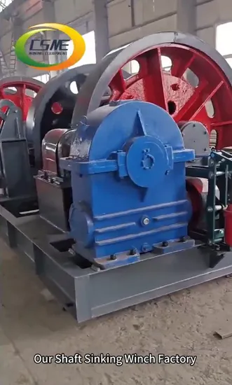 Underground Coal Mines Enhance Stability Shaft Sinking Winch Mining Hoisting Winch Drilling Stable Vehicle 