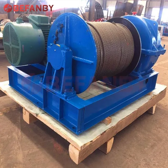 Jk Model Mine Shaft Launching System Lifting and Pullling Winch 15 Ton 