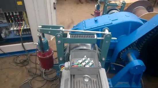 Electric Control Mine 10m/Min Wire Rope Pulling Winch