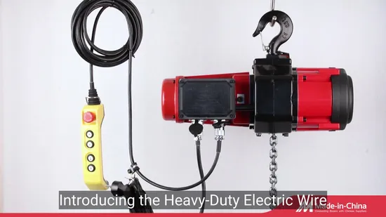 Compact Electric Chain Hoist Mini Winch for Efficient Lifting 