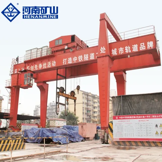 Double Beam Gantry Crane for Subway Construction Heavy Duty 