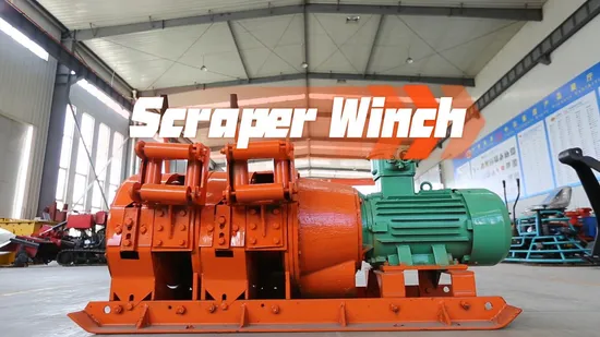 Ore Coal Mine Wire Rope Hydraulic Electric Underground Tunnel Lifting Pulling Winch Explosion
